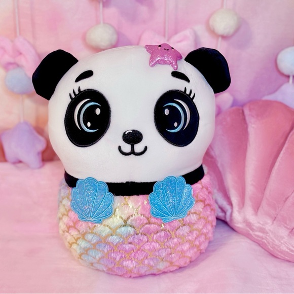 Panda mermaid plushie - Picture 1 of 3